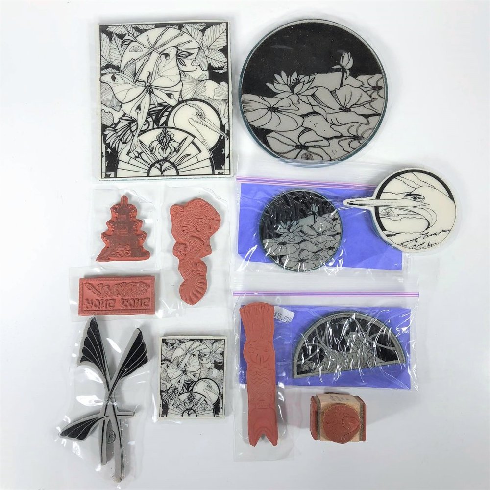 Oriental Asian Japanese Chinese stamp lot